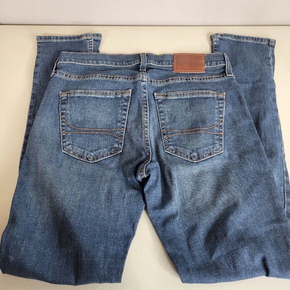 Hollister Jeans Mens 29x32 Epic Flex Skinny Medium Blue Dark Wash Stretch Denim - Picture 2 of 7